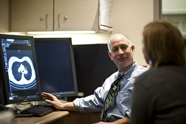 Lung cancer specialist Gerard Silvestri, M.D.
