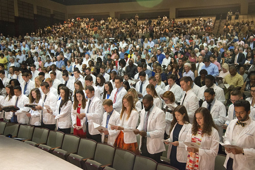 Students in auditorium