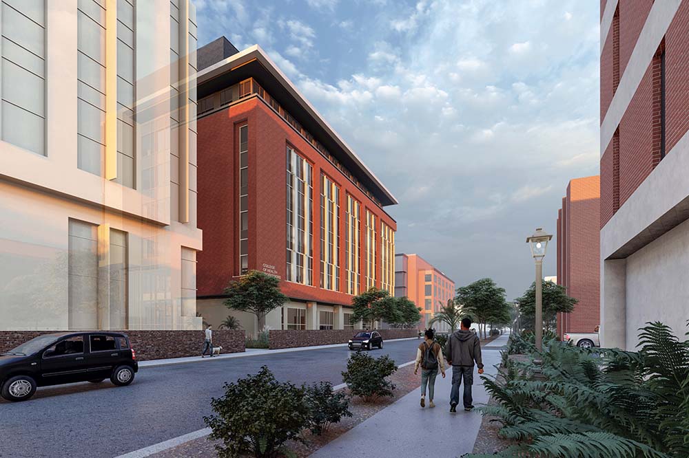 Rendering of Clinical Research Center for Restoration of Neural-based Function in the Real World (RENEW).